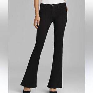 J Brand Martini Skinny Flare Jeans Shadow Black Women’s 27